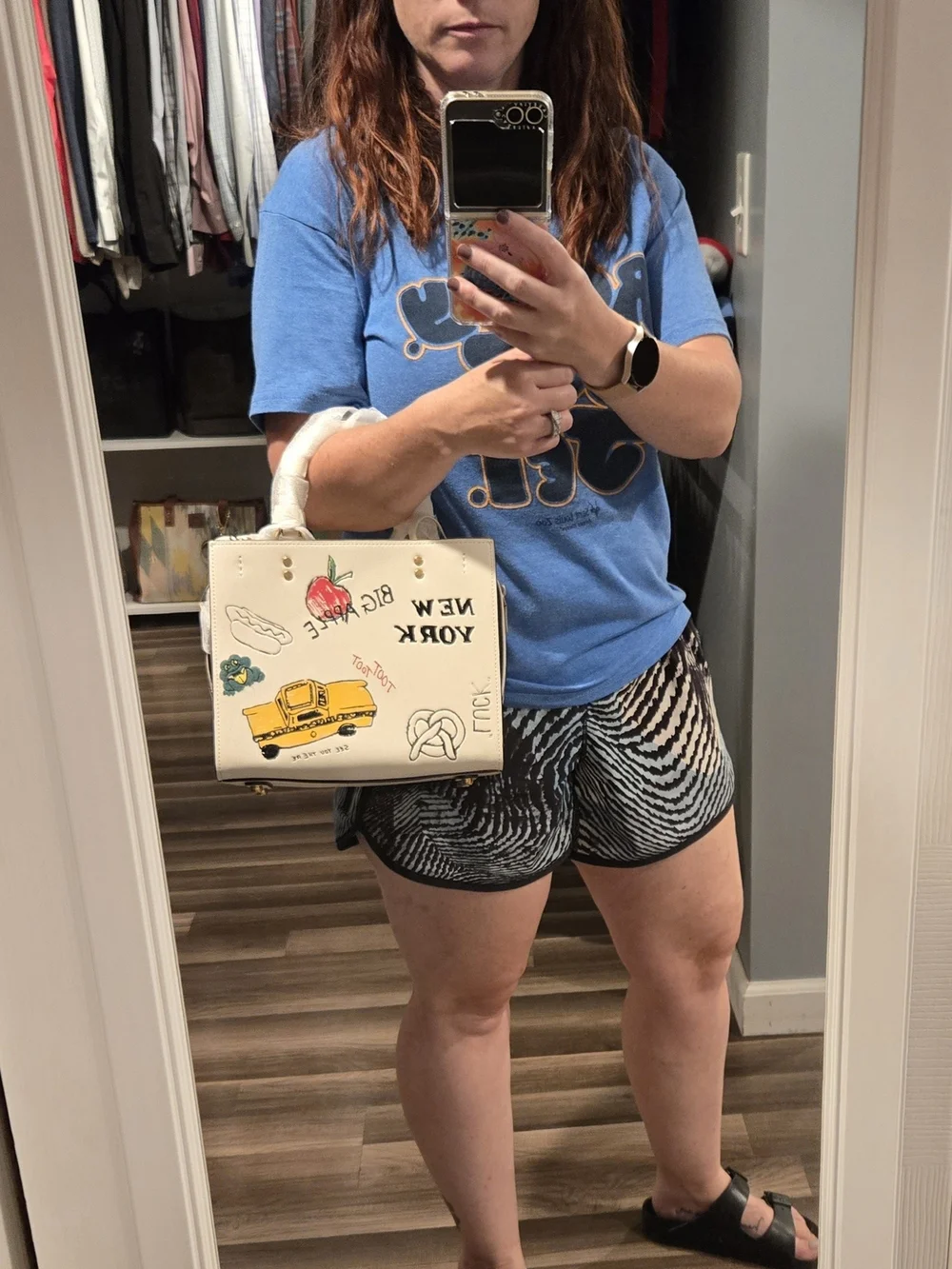 Coach Chalk New York Graphic Rogue 25